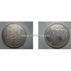 20 Kčs 1933 1/1 Ag Koruna Československá 20Kčs